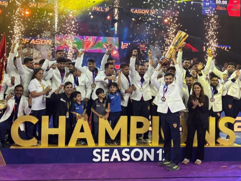 दबंग दिल्ली दूसरी बार प्रो कबड्डी लीग चैंपियन