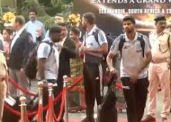 भारतीय टीम टी-20 सीरीज के लिए कटक पहुंची