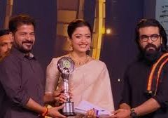रश्मिका मंदाना को बेस्ट एक्ट्रेस अवॉर्ड