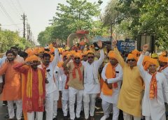 भगवान परशुराम जन्मोत्सव पर निकला भव्य चल समारोह, जयकारों से गूंजा शहर