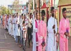 गुड फ्राइडे पर निकाला जुलूस