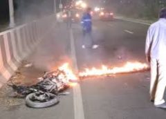 देवास-बदनावर बायपास पर हादसा, बाइक सवार की मौत