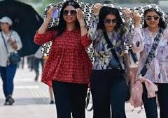 40 डिग्री के पास तापमान, चलने लगी गर्म हवा