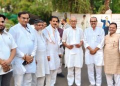 पूर्व मुख्यमंत्री दिग्विजय सिंह से मिले कांग्रेसजन