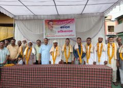 हज यात्रा पर जाने वाले यात्रियों का विधायक दिनेश जैन ने किया स्वागत