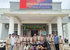 रेकी के बाद रात में घरों में चोरी करने वाले पांच बदमाश गिरफ्तार