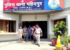 पुलिस ने 12 घंटे में सुलझाई बिजली तार चोरी की वारदात:3 आरोपी गिरफ्तार; 2 की तलाश जारी