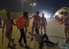 पुलिस ने जुलूस निकाला तो लगे जिंदाबाद के नारे -बापूनगर में चाकूबाजी करने वाले आरोपियों को भेजा जेल