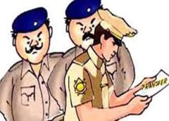 तीन निरीक्षकों को लाईन से थाना प्रभारी बनाया,4 के थाना बदले